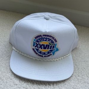 White Super Bowl XXVIII Vintage Snapback